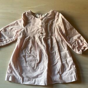 Pale Pink Corduroy Dress